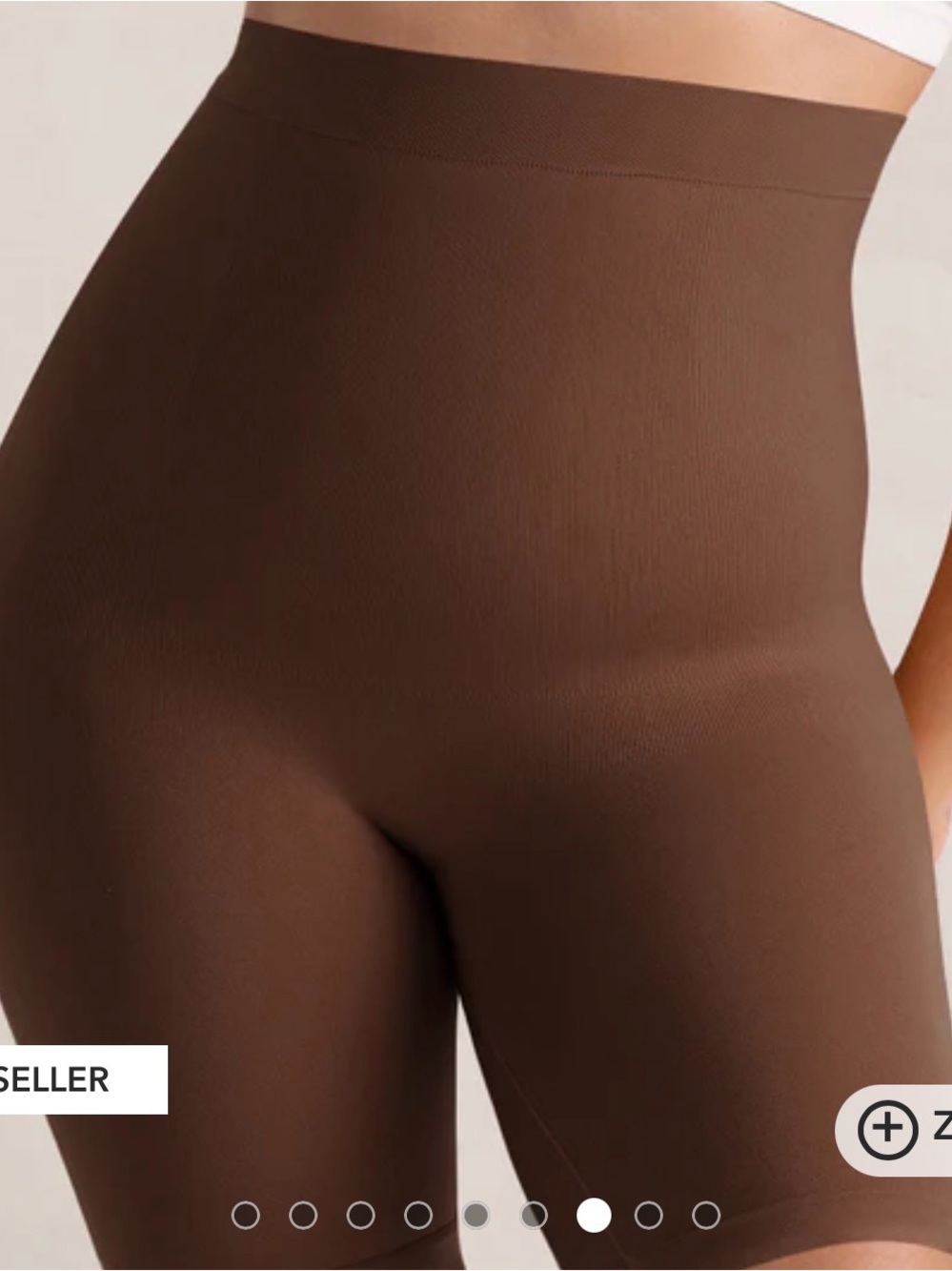 Shapermint Essentials High-Waisted Shaper Shorts - Beige
